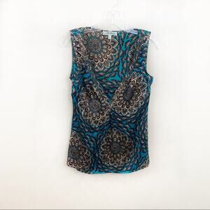 Beth Bowley silk floral tank top